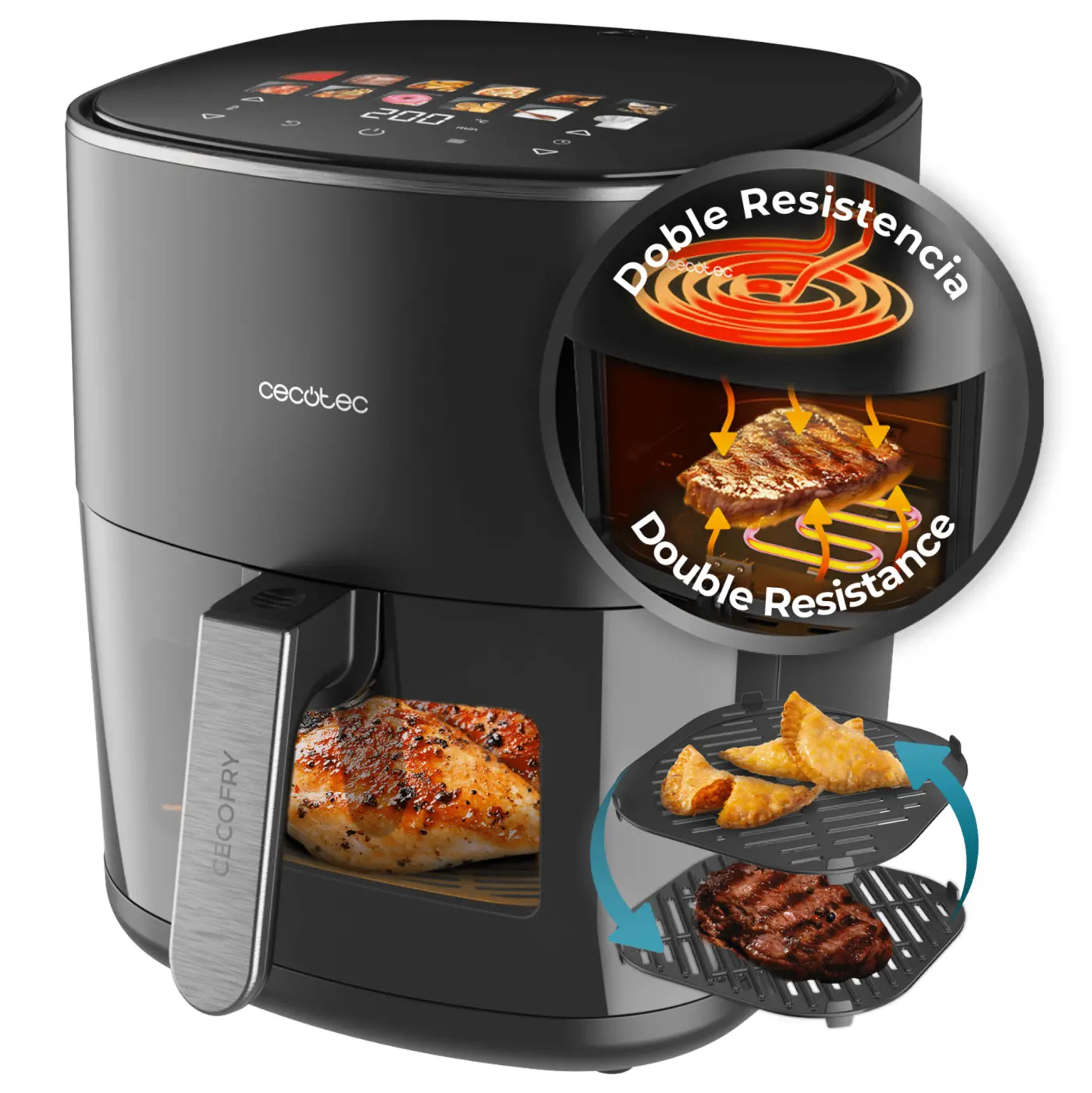Cecotec Cecofry&Grill Duoheat 6500 — Produktfoto