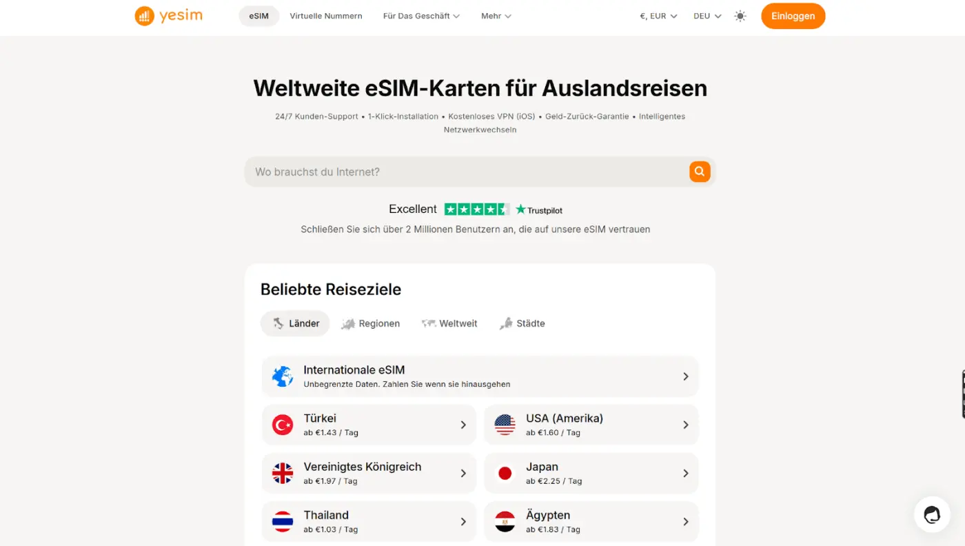 Yesim Yesim Europe & UK — productfoto