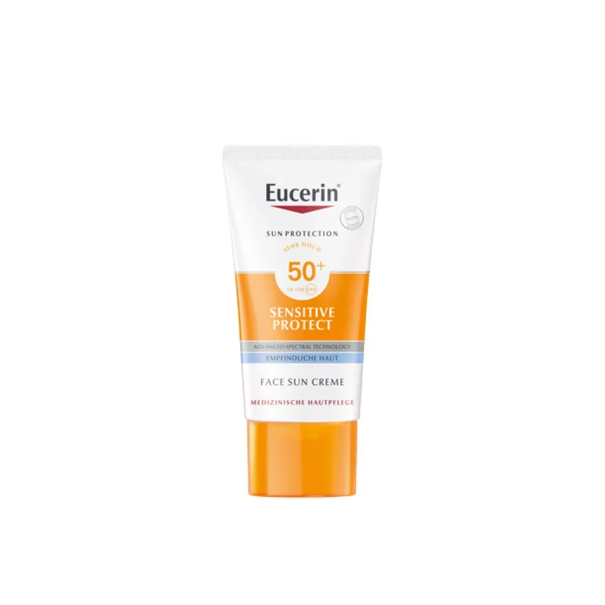 Eucerin Sensitive Protect Face Sun Cream SPF 50+ — Produktfoto