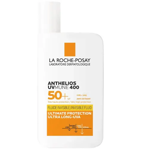 La Roche-Posay Anthelios UVMune 400 Invisible Fluid SPF 50+ — Produktfoto