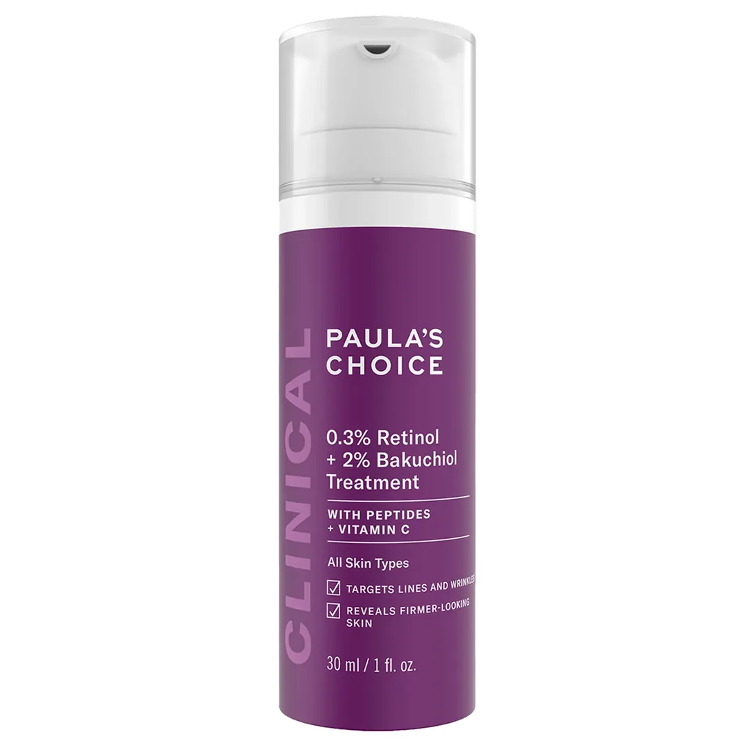 Paula's Choice Paula's Choice CLINICAL 0.3% Retinol + 2% Bakuchiol Treatment — Produktfoto