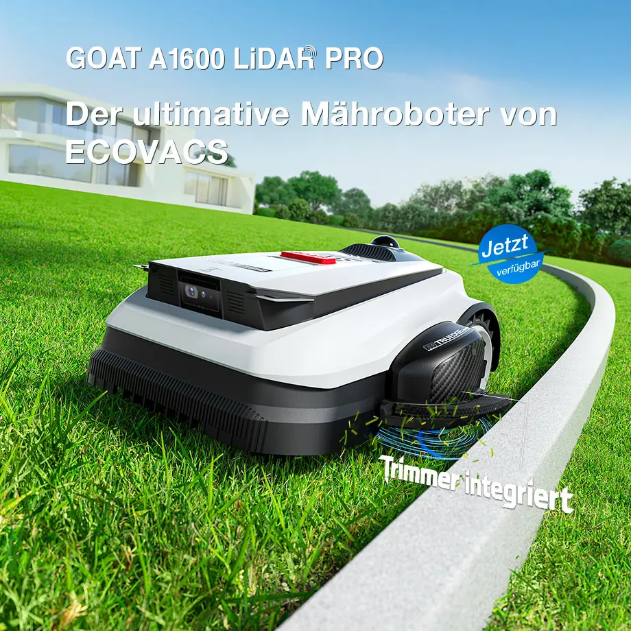 Ecovacs GOAT A1600 LiDAR PRO — Produktfoto