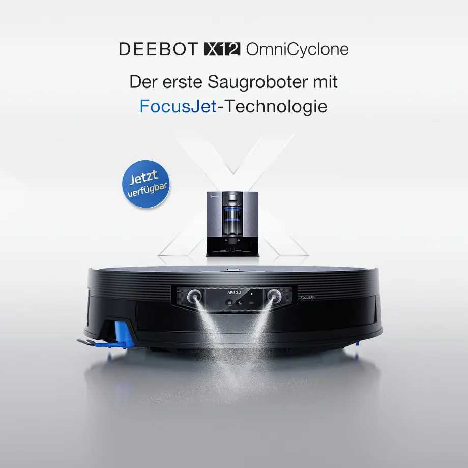 Ecovacs Deebot X12 OmniCyclone — Produktfoto